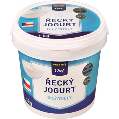 Metro Chef Jogurt řecký bílý 0 % tuku 1 kg