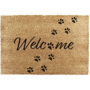 Artsy Mats Изтривалка от кокосови влакна 60x90 cm Welcome Paws - Artsy Doormats (9060-WELCOMEPAWS)