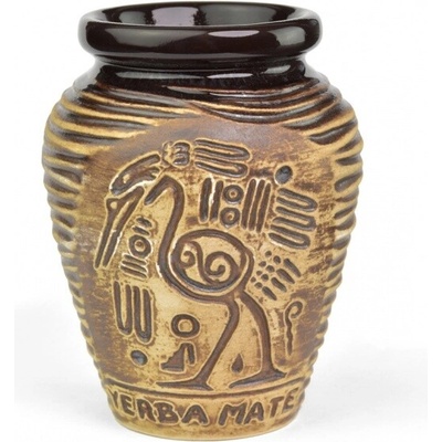 Keramická kalabasa Azték Yerba Maté Natural 270 ml