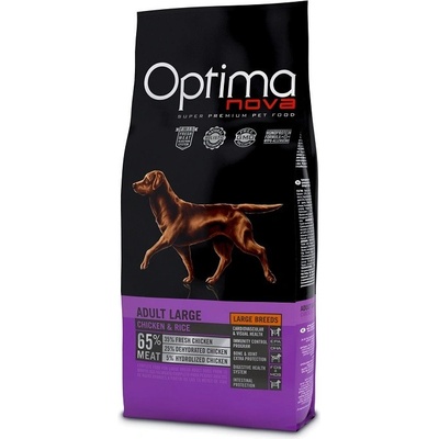 Optima Nova dog Adult Large Chicken & Rice 2 x 12 kg