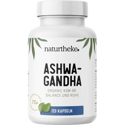 Naturtheke GmbH Bio Ashwagandha KSM66 500mg - 120 капсули
