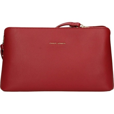 David Jones dámská crossbody kabelka Pella tmavě červená