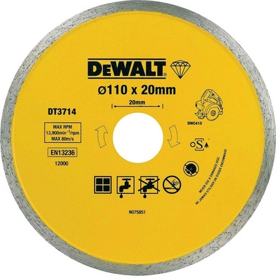 DeWALT Diamantový kotúč 110 mm x 20 mm