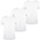 Donnay Мъжка тениска Donnay 3 Pack T Shirts Mens - White