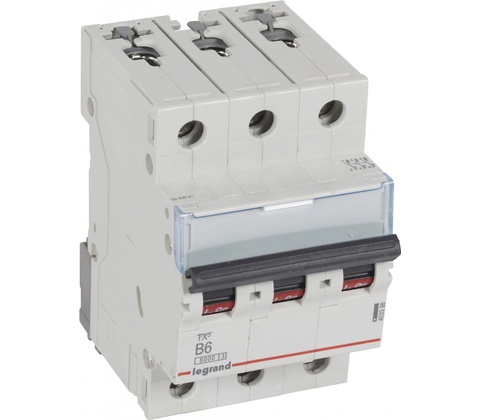 Legrand TX3 3P B6 6000A