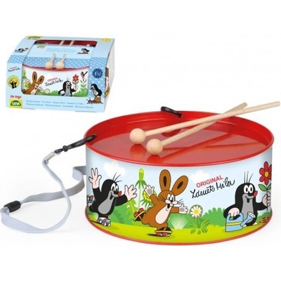 Lena Kovový Bubienok Krtko S Popruhom A Paličkami