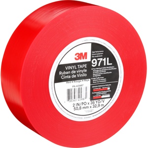 3М Science Applied to Life Маркираща лента за под 3M 971L Red 50, 8 мм x 33 м | 7100333353 (7100333353)