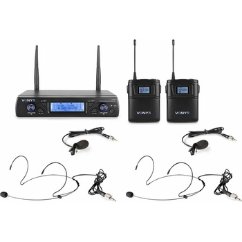 Vonyx WM62B Wireless Micro UHF With 2 Bodypack