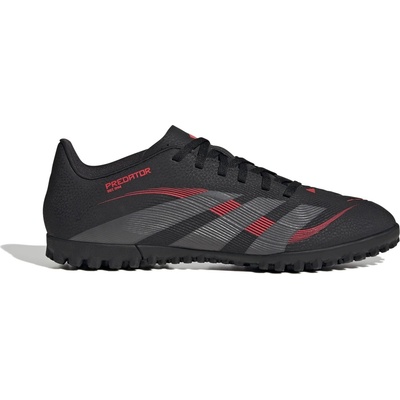 Adidas Футболни стоножки Adidas Predator Club Astro Turf Football Boots - Black/Grey
