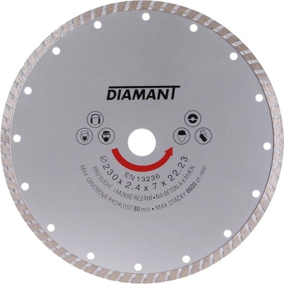 DIAMANT kotúč diamantový 230mm TURBO