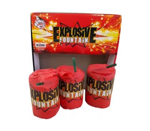 Fontána Explosive 3 ks