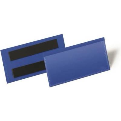 Logistické vrecko, 100x38 mm, horizontálne, DURABLE, s magnetom, tmavomodrá