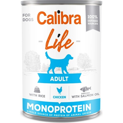 Calibra Dog Life Възрастен Пиле с Ориз 400 г