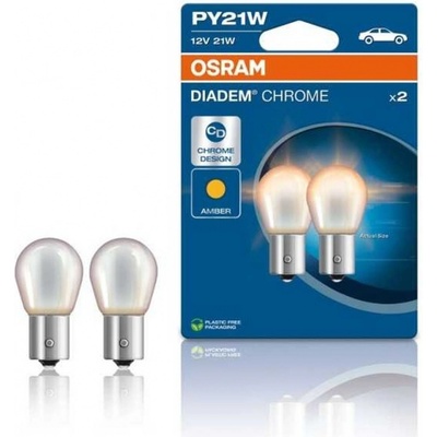Chrom PY21W BAU15s 12V 21W 2 ks 7507DC-02B – Zbozi.Blesk.cz