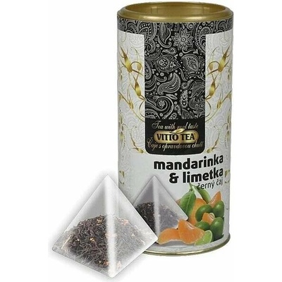Vitto Tubus Mandarinka limetka černý pyramid 15 x 1,5 g