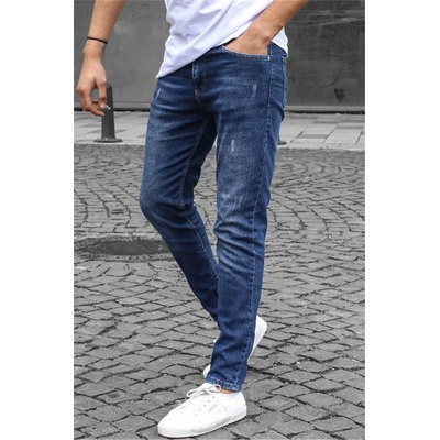 Madmext Мъжки дънков панталон 6329 - Син #366096 (366096_Тъмносин)