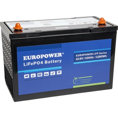 EUROPOWER LiFePO4 12,8 V 100 Ah LFP