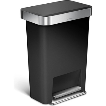 simplehuman Пластмасов кош за отпадъци с педали 45 л - simplehuman (CW1385CB)