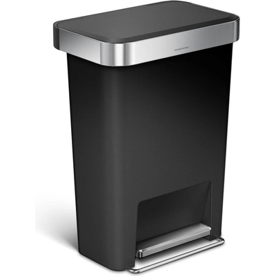 simplehuman Пластмасов кош за отпадъци с педали 45 л - simplehuman (CW1385CB)
