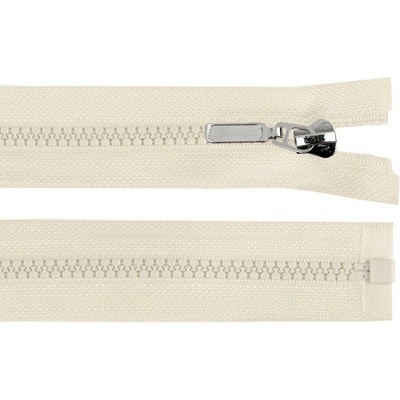 Kostěný zip No 5 délka 30 cm s ozdobným jezdcem Varianta: 306 béžová nejsv., Balení: 1 ks