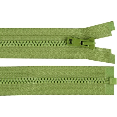 Kostěný zip YKK No 3 délka 35 cm Varianta: 537 zelená sv., Balení: 1 ks