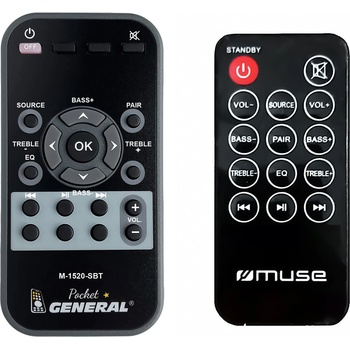 GENERAL Muse m-1520sbt - дистанционно управление дубликат (m-1520sbt)