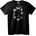 NOONEBRAND Тениска Пеперуда 'Всичко ще бъде добре' - 3XL, Black