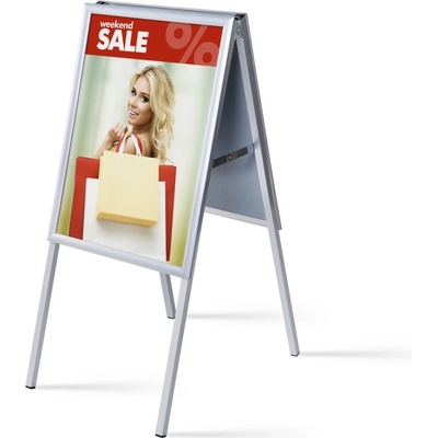 Jansen Display interiérové reklamní áčko A2 ostrý roh profil 25 mm – Zboží Živě