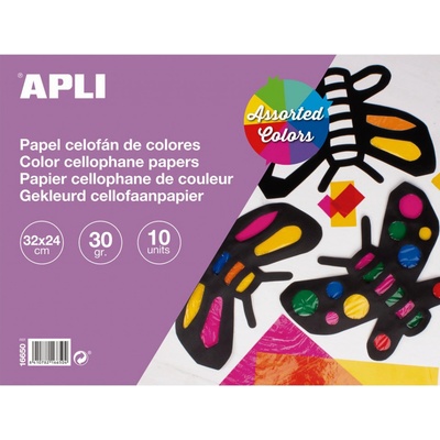 APLI Celofánová folie 30 g mix barev – Zboží Dáma
