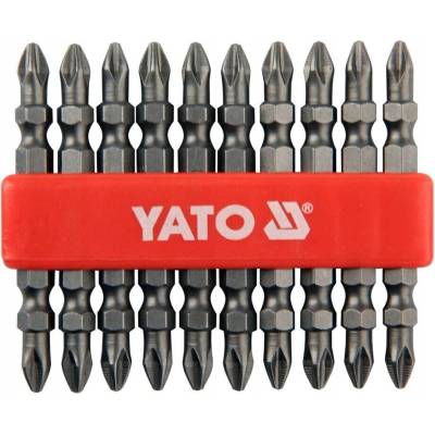 Bit YATO krížový 1/4" PH2 x 65 mm 10 ks obojstranné