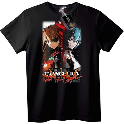 NOONEBRAND Тениска Evangelion Asuka & Rei - 2XL, White
