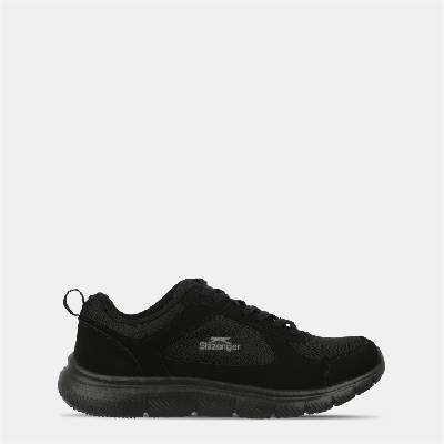 Юношески маратонки Slazenger Force Mesh Trainer Junior - Black/Black