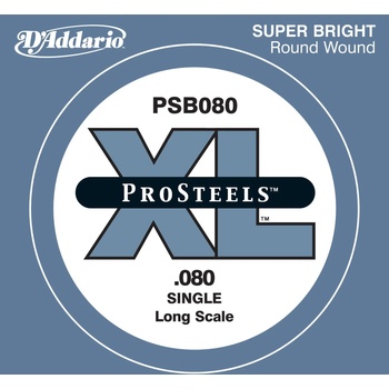 D'Addario PSB080 Еденична струна за бас китара