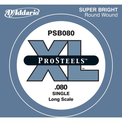 D'Addario PSB080 Еденична струна за бас китара