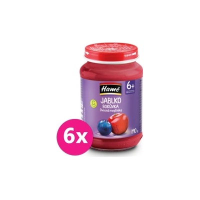 HAMÉ Čučoriedka 6 x 190 g