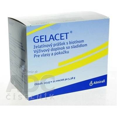 Gelacet želatinový prášok 21 x 5,3 g