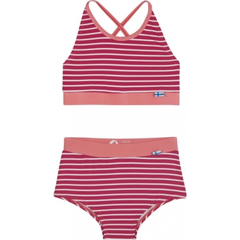 finkid Детски бански костюм Finkid Kid's Bikinit Beach Swimsuit - Raspberry / Terra Cotta - размер 80/90 (750-1044-0111)