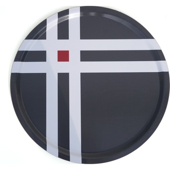 Born in Sweden Поднос за сервиране Cross Thick 31 см сив (7340307-1)