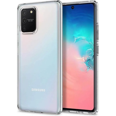 Spigen Liquid Crystal Case - тънък качествен силиконов (TPU) калъф за Samsung Galaxy S10 Lite (прозрачен)