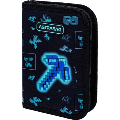 Astra Ученически несесер с пособия Astra - Тъмен Пиксел (AS503025017)