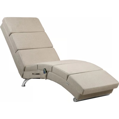 Casaria London s masážní a vyhřívací funkcí 186×55×89cm béžová 108592 – Sleviste.cz