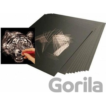 Essdee Škrabací folie měděná 10 ks