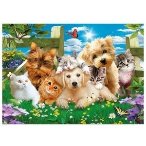 Smart Flamingo Flamingo Line Creative Set Diamond Mosaic 30x40cm Dogs and Cats (TBS01371-02 (22))