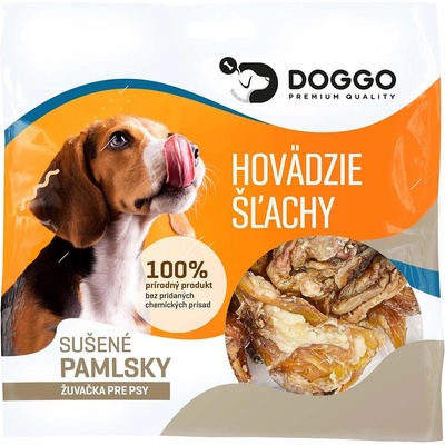 DOGGO pamlsky sušené hovädzie šľachy balené v ochrannej atmosfére 250 g