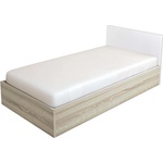 Bogdan Furniture G Легло Мебели Богдан модел BM-Kasa, Сонома с Тапицирана Бяла табла