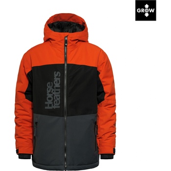 Horsefeathers Детско яке Juno - lava red Horsefeathers | Mnogotsveten | Момчешки | M