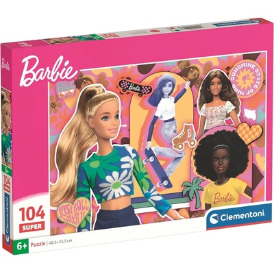 Clementoni Детски пъзел Clementoni от 104 части - Барби, вариант 2 (25007)