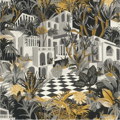 Rasch 687422 Vliesová tapeta na zeď Tropical House rozměry 0,53 x 10,05 m