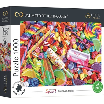 Trefl - Puzzle Color Splash: Lollies & Candies UFT - 1 000 piese