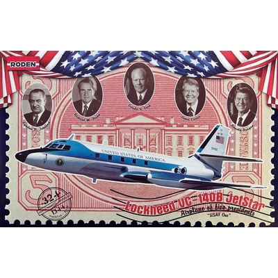 Roden Lockheed VC 140B Jetstar 1:144